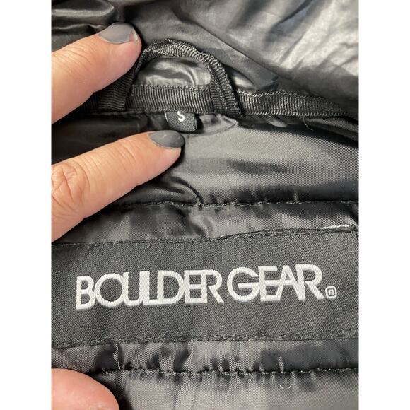Unisex Boulder Gear Black Puffer Jacket, Size Small Preowned - Picture 7 of 11